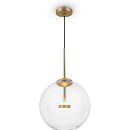 Lampa szklana Cometa Maytoni | Designerska kula LED 35cm