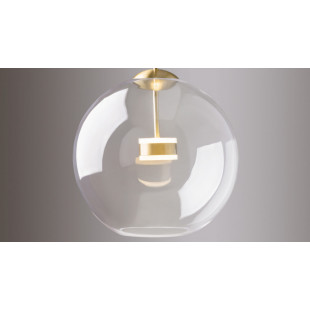 Lampa szklana Cometa Maytoni | Designerska kula LED 35cm