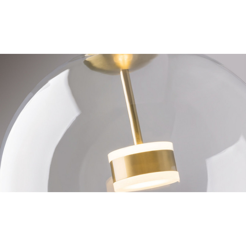 Lampa szklana Cometa Maytoni | Designerska kula LED 35cm