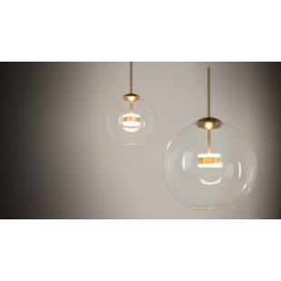 Lampa szklana Cometa Maytoni | Designerska kula LED 35cm