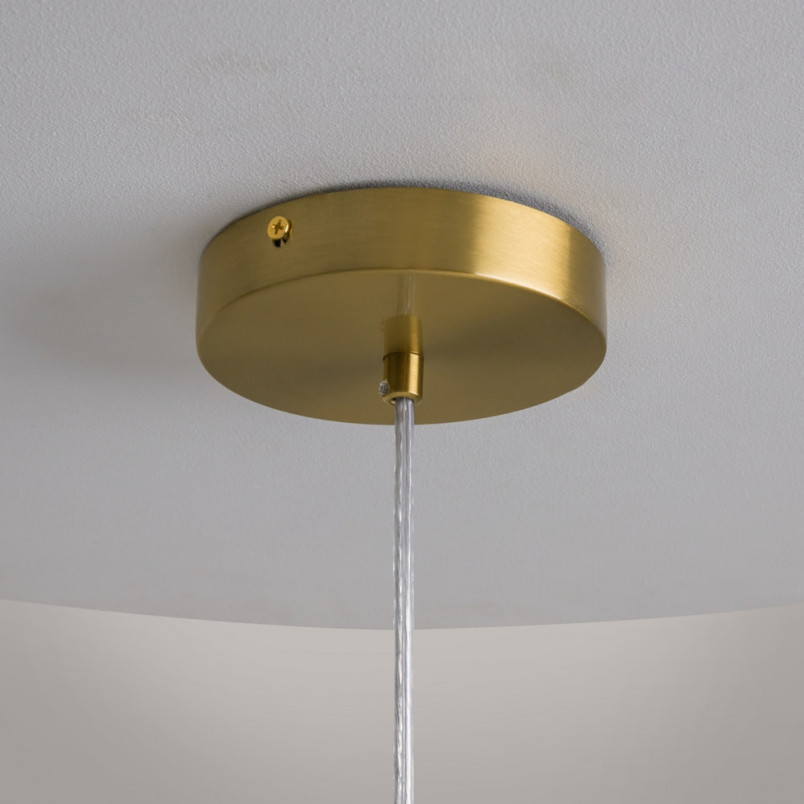 Lampa szklana Cometa Maytoni | Designerska kula LED 35cm