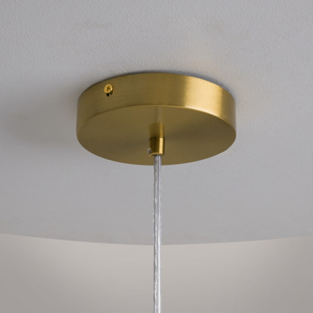 Lampa szklana Cometa Maytoni | Designerska kula LED 35cm