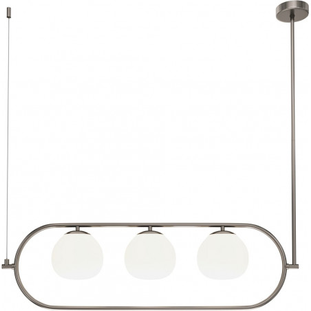 Lampa wisząca Erich Maytoni - 3 szklane kule, biały