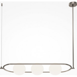 Lampa wisząca Erich Maytoni - 3 szklane kule, biały