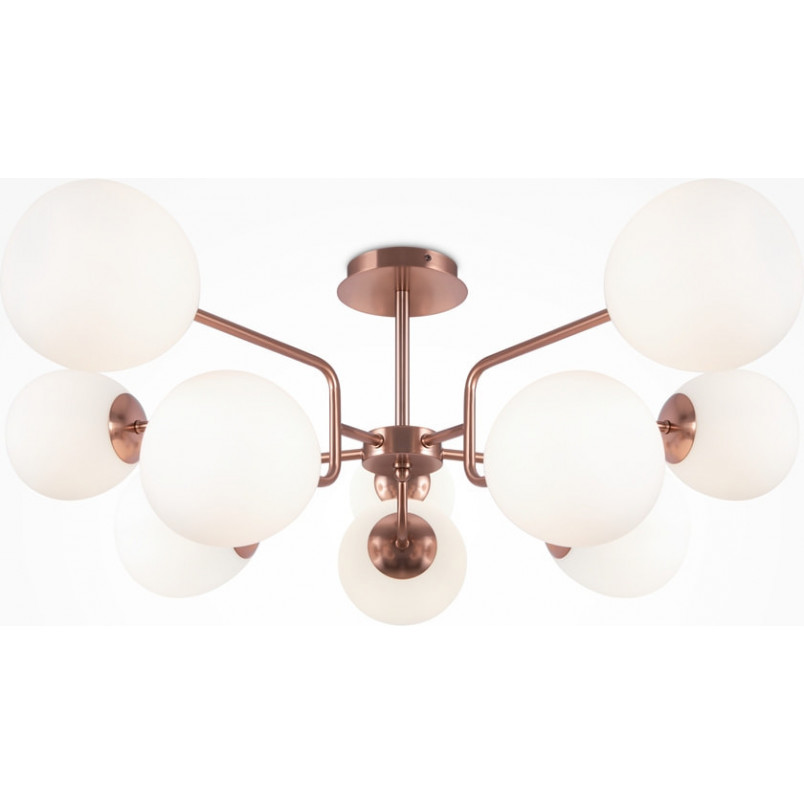Plafon retro Erich - szklane kule Maytoni | Elegancki i stylowy