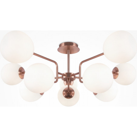 Plafon retro Erich - szklane kule Maytoni | Elegancki i stylowy