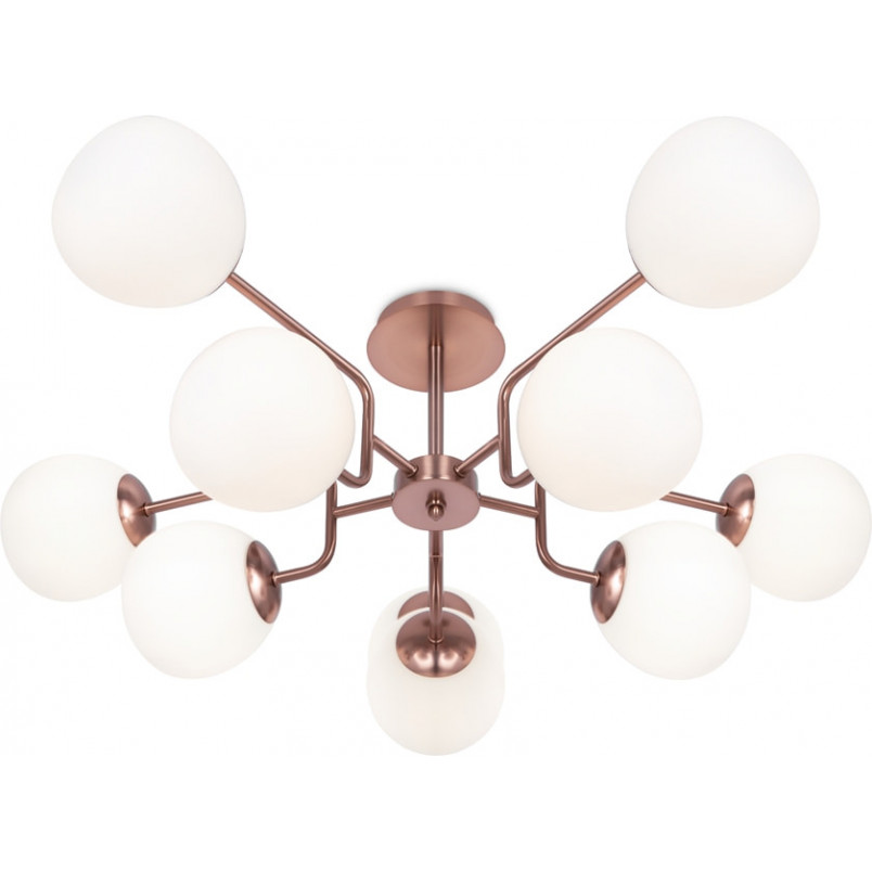Plafon retro Erich - szklane kule Maytoni | Elegancki i stylowy
