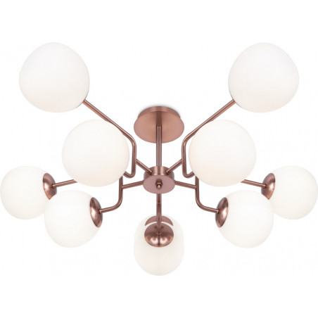Plafon retro Erich - szklane kule Maytoni | Elegancki i stylowy