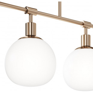 Lampa wisząca Erich Maytoni - 5 kulek, biały szkło | Sklep z lampami