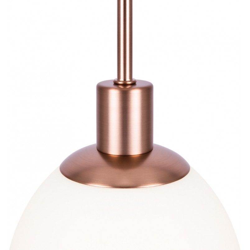 Lampa wisząca Erich Maytoni - Szkło Opal / Mosiądz | Sklep z Lampami