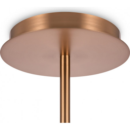 Lampa wisząca Erich 12 kul - Maytoni | Biała, szklana, złota