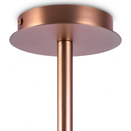 Lampa wisząca Erich Maytoni - 8 szklanych kul, mosiądz | Sklep z lampami