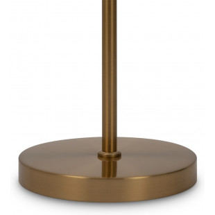 Lampa podłogowa kula biało-mosiężna Maytoni Ring 155cm - Odkryj elegancję!