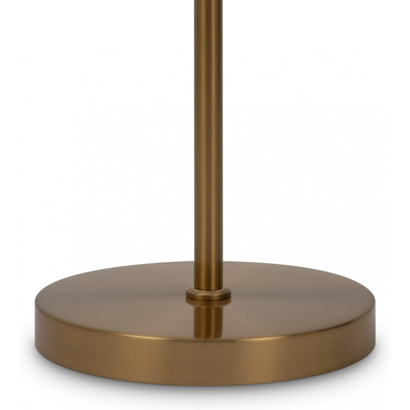 Lampa podłogowa kula biało-mosiężna Maytoni Ring 155cm - Odkryj elegancję!