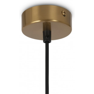 Lampa wisząca Ring IV Maytoni: Szklane kule, biel i mosiądz