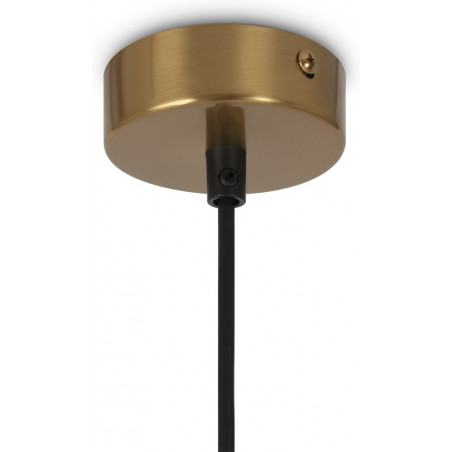 Lampa wisząca Ring IV Maytoni: Szklane kule, biel i mosiądz