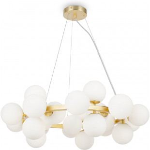 Lampa wisząca Dallas XXV - Maytoni | Biały/Złoty, 69cm