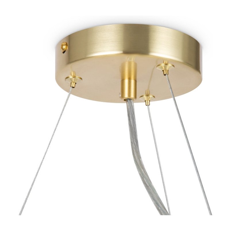 Lampa wisząca Dallas XXV - Maytoni | Biały/Złoty, 69cm