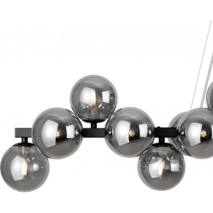 Lampa wisząca Dallas Maytoni: Szklane kule, dymione szkło - Luksus i styl