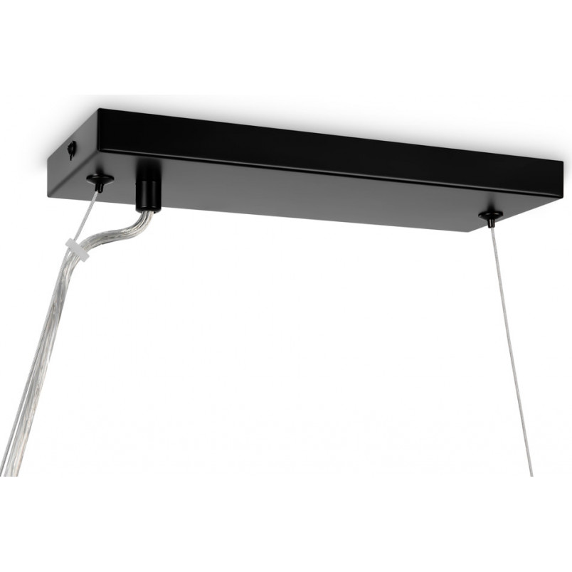 Lampa wisząca Dallas Maytoni: Szklane kule, dymione szkło - Luksus i styl