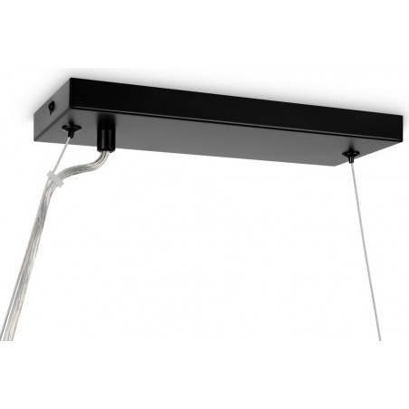 Lampa wisząca Dallas Maytoni: Szklane kule, dymione szkło - Luksus i styl