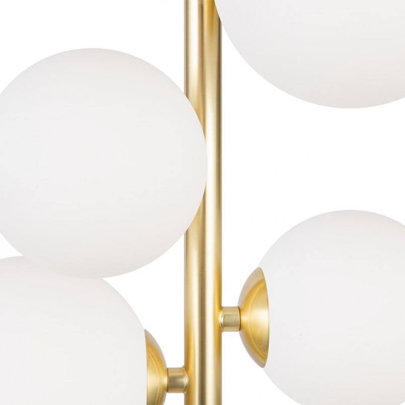 Lampa wisząca Dallas Maytoni | 6 kulek, biało-złota | Sklep z lampami