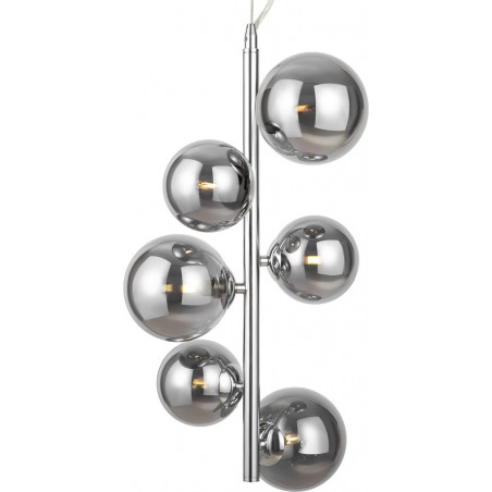 Lampa wisząca Maytoni Dallas - 6 kulek, szkło dymione
