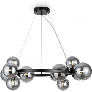 Lampa wisząca Maytoni Dallas - 11 kulek, szkło dymione | Sklep z lampami
