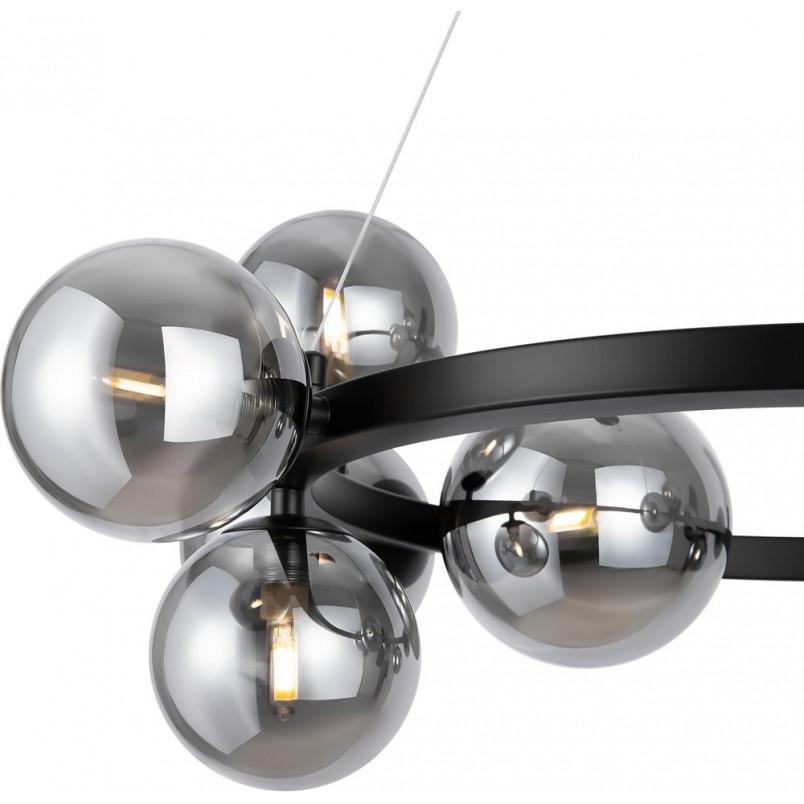 Lampa wisząca Maytoni Dallas - 11 kulek, szkło dymione | Sklep z lampami