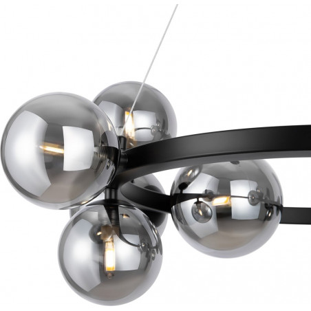 Lampa wisząca Maytoni Dallas - 11 kulek, szkło dymione | Sklep z lampami