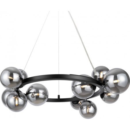 Lampa wisząca Maytoni Dallas - 11 kulek, szkło dymione | Sklep z lampami