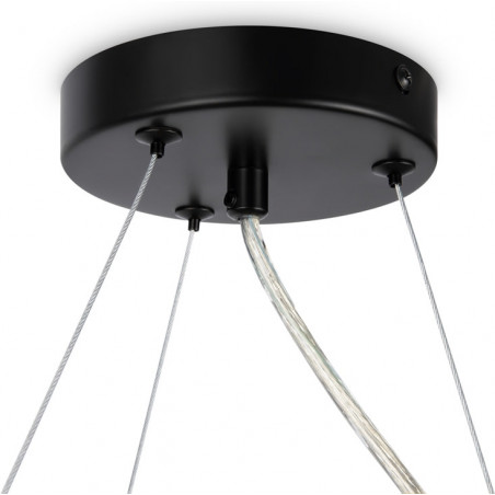 Lampa wisząca Maytoni Dallas - 11 kulek, szkło dymione | Sklep z lampami