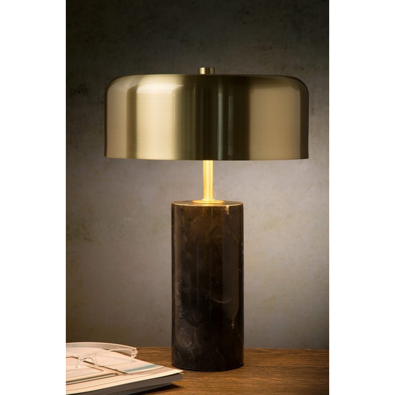 Lampa stołowa glamour Mirasol | Mosiądz, Marmur | Lucide