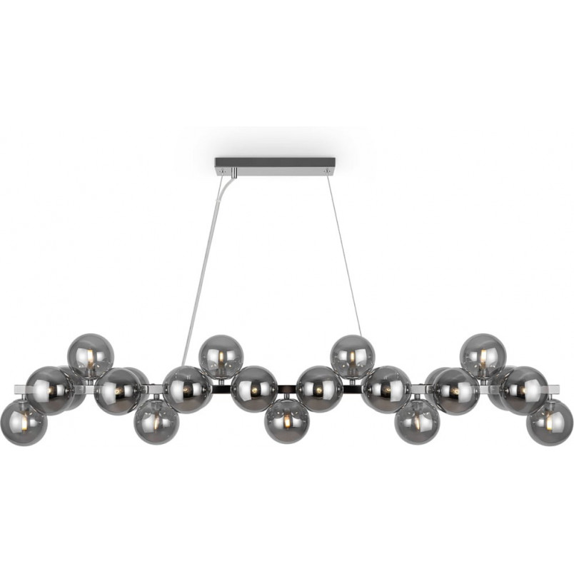 Lampa wisząca Dallas Maytoni: Szklane kule dymione, 123,5cm