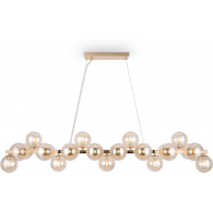 Lampa wisząca Dallas Maytoni - bursztynowe kule | Sklep z lampami