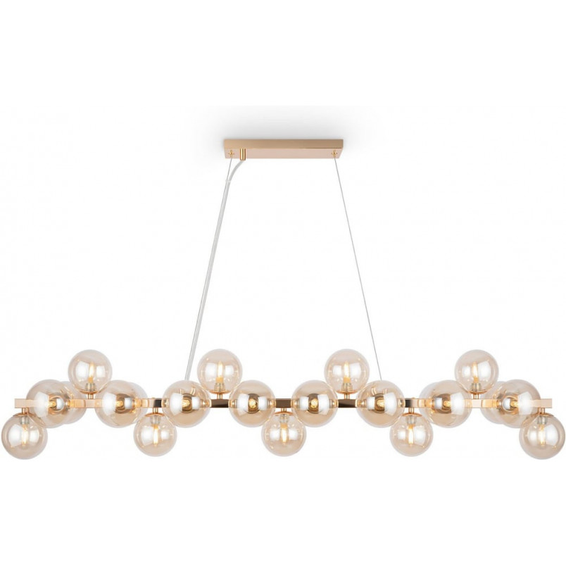 Lampa wisząca Dallas Maytoni - bursztynowe kule | Sklep z lampami