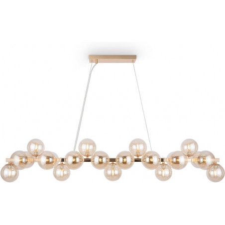 Lampa wisząca Dallas Maytoni - bursztynowe kule | Sklep z lampami