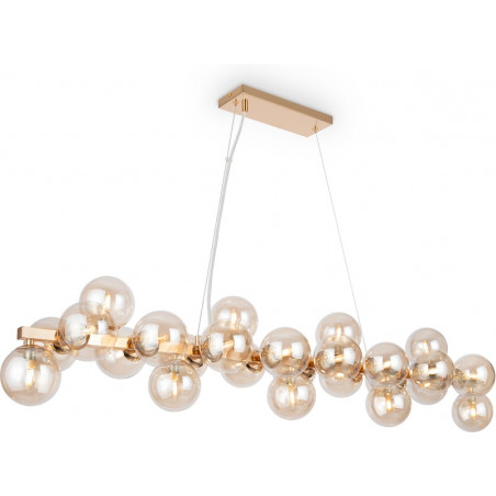 Lampa wisząca Dallas Maytoni - bursztynowe kule | Sklep z lampami