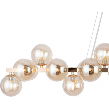 Lampa wisząca Dallas Maytoni - bursztynowe kule | Sklep z lampami