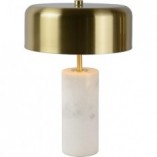 Lampa stołowa Mirasol | Glamour, marmur, mosiądz | Lucide