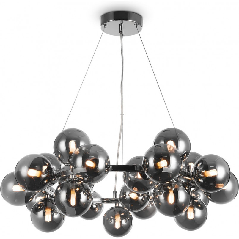 Lampa wisząca Dallas XXV Maytoni - szkło dymione, chrom