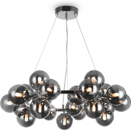 Lampa wisząca Dallas XXV Maytoni - szkło dymione, chrom
