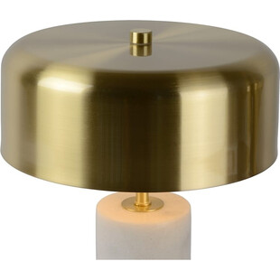 Lampa stołowa Mirasol | Glamour, marmur, mosiądz | Lucide
