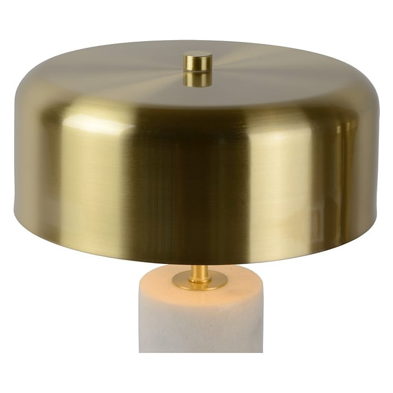 Lampa stołowa Mirasol | Glamour, marmur, mosiądz | Lucide