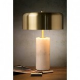 Lampa stołowa Mirasol | Glamour, marmur, mosiądz | Lucide