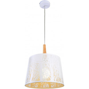 Lampa wisząca ażurowa Lantern biała Maytoni | Skandynawski Design