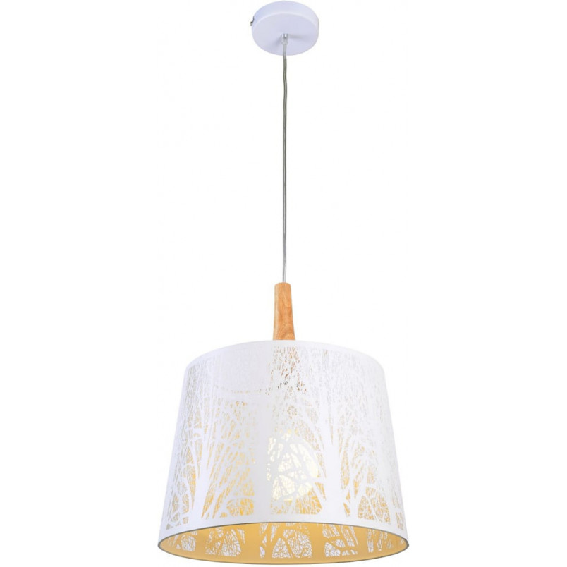 Lampa wisząca ażurowa Lantern biała Maytoni | Skandynawski Design