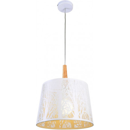 Lampa wisząca ażurowa Lantern biała Maytoni | Skandynawski Design