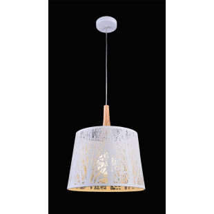 Lampa wisząca ażurowa Lantern biała Maytoni | Skandynawski Design