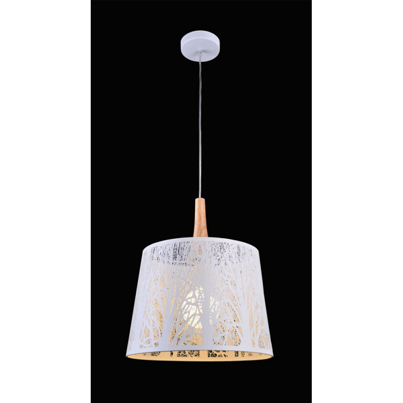 Lampa wisząca ażurowa Lantern biała Maytoni | Skandynawski Design